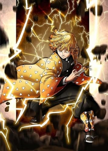 DMQBT 1500 Stück - Difficult Puzzle - Classic Animes Demons Agatsumas Zenitsu Poster - for Stressabbau-Spiel Für Erwachsene – Bild - Hy62Yz von DMQBT
