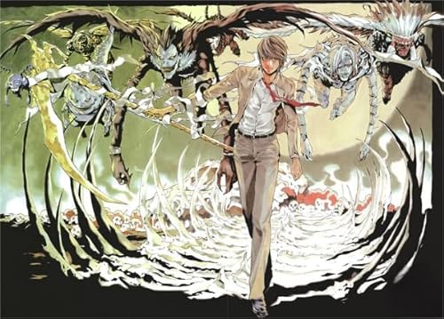 DMQBT 1500 Stück - Difficult Puzzle - Deaths Notess Animes Poster - Personalisierte Herausforderungs-Spielzeuge Für Erwachsene Gifts - Familienspaß-Heraus for Derungs Spielzeug - Hy55Yz von DMQBT