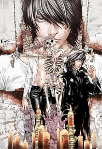 DMQBT 1500 Stück - Difficult Puzzle - Deaths Notess Animes Poster - Personalisierte Herausforderungs-Spielzeuge Für Erwachsene Gifts - Familienspaß-Heraus for Derungs Spielzeug - Hy56Yz von DMQBT
