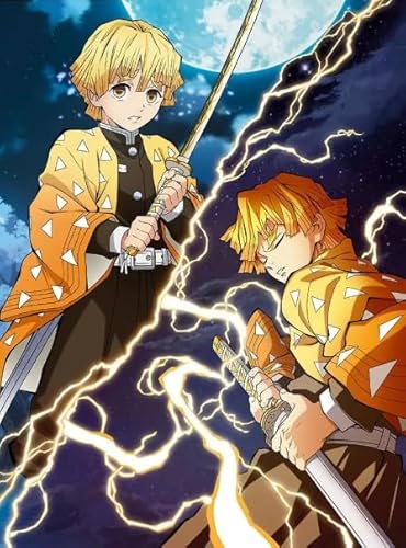DMQBT 1500 Stück - Fun Puzzle - Poster - Gifts - Japanese Animes Demons Agatsumas Zenitsu - Lernspielzeug Für Kinder - Gedächtnis- Und Wahrnehmungs Spiele - Xt195Zp von DMQBT