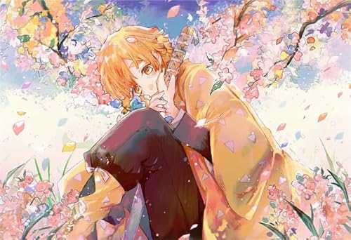 DMQBT 1500 Stück - Fun Puzzle - Poster - Gifts - Japanese Animes Demons Agatsumas Zenitsu - Lernspielzeug Für Kinder - Gedächtnis- Und Wahrnehmungs Spiele - Xt197Zp von DMQBT