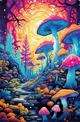 DMQBT 1500 Stück Puzzle ,Colorful Fun Puzzle ,Bilder ,Gifts ,Magicss Mushrooms Art Painting ,Alzheimer-Spiele Für Erwachsene ,Dekompressions Spielzeug - Ns60Zk DMQBT 1500 Stück Puzzle ,Colorful Fun Puzzle ,Bilder ,Gifts ,Magicss Mushrooms Art Painting ,Alzheimer-Spiele Für Erwachsene ,Dekompressions Spielzeug - Ns60Zk von DMQBT