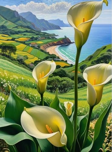 DMQBT 1500 Stück Puzzle - Bilder - Gifts - Colorful Puzzle - Callass Lilys Art Painting - Heim Dekoration - Spielzeug Für Erwachsene Lernspiele Poster - Ns54Zk von DMQBT