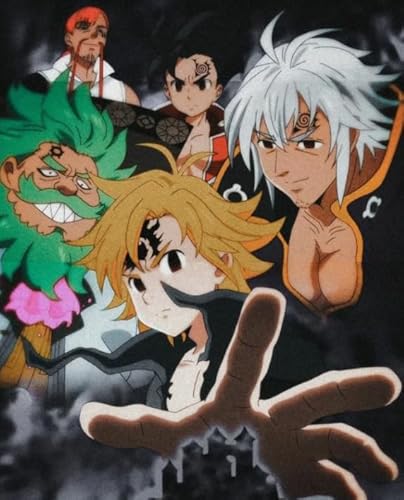 DMQBT 1500 Stück Puzzle - Colourful - Difficult Puzzle - Classic Japanese Anime Sevenss Deadlys Sinss Posters - Lernspielzeug Für Kinder Gifts - Hz361Xa von DMQBT