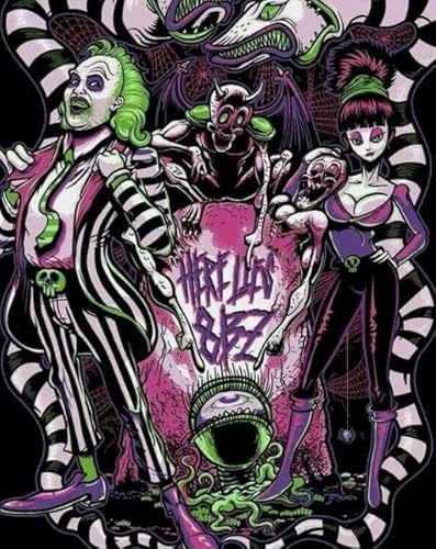 DMQBT 1500 Stück Puzzle - Irregularity Puzzle - Horror Film Juices Posters - Lustiges Personalisiertes Spielzeug Gifts - Lernspiel Für Erwachsene - Hz320Xa von DMQBT