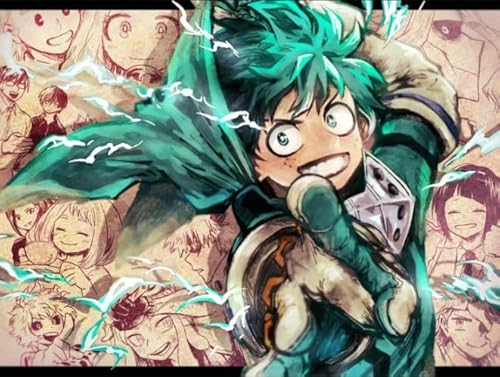 DMQBT 1500 Stück Puzzle - Poster - Gifts - Japanese Animes My Heross Academias - Für Personalisiertes Spielzeug Für Erwachsene Für Kinder - Xp177Qk von DMQBT