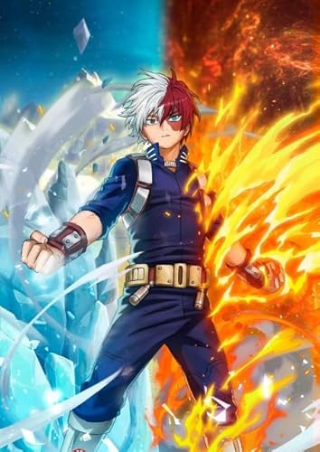 DMQBT 1500 Stück Puzzles ，Classic Animes My Heross Academias Todoroki Shotos, Personalisiertes Puzzle Spiel Für Kinder Und Erwachsene - Hy125Yz von DMQBT