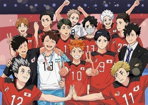 DMQBT 1500 Stück Puzzles - Irregular Puzzle - Japanese Animes Haikyuu!! Posters - Spiele Zur Stressreduzierung Für Die Ganze Familie - Heraus Fo Rderungs Spiel Für Erwachsene - Hz677Xa von DMQBT