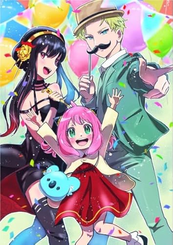 DMQBT Bunt - Irregular Puzzle - 1500 Stück - Classic Japanese Animes Familys Poster - Spiel Für Erwachsene - Lernspielzeug Für Kinder - Hy107Yz von DMQBT