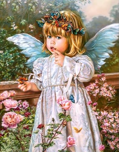 DMQBT Bunt Unregelmäßig - 1000 Teile Puzzle - Girlss Angelss Art Painting - Lernspielzeug Für Kinder - Gedächtnis Und Wahrnehmungsspiele Für Ältere Menschen - DX52ZW DMQBT Bunt Unregelmäßig - 1000 Teile Puzzle - Girlss Angelss Art Painting - Lernspielzeug Für Kinder - Gedächtnis Und Wahrnehmungsspiele Für Ältere Menschen - DX52ZW von DMQBT