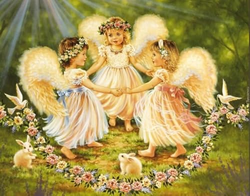 DMQBT Bunt Unregelmäßig - 1000 Teile Puzzle - Girlss Angelss Art Painting - Lernspielzeug Für Kinder - Gedächtnis Und Wahrnehmungsspiele Für Ältere Menschen - DX54ZW DMQBT Bunt Unregelmäßig - 1000 Teile Puzzle - Girlss Angelss Art Painting - Lernspielzeug Für Kinder - Gedächtnis Und Wahrnehmungsspiele Für Ältere Menschen - DX54ZW von DMQBT