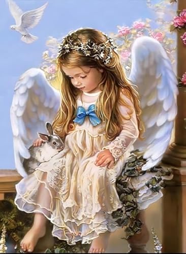 DMQBT Bunt Unregelmäßig - 1000 Teile Puzzle - Girlss Angelss Art Painting - Lernspielzeug Für Kinder - Gedächtnis Und Wahrnehmungsspiele Für Ältere Menschen - DX56ZW DMQBT Bunt Unregelmäßig - 1000 Teile Puzzle - Girlss Angelss Art Painting - Lernspielzeug Für Kinder - Gedächtnis Und Wahrnehmungsspiele Für Ältere Menschen - DX56ZW von DMQBT
