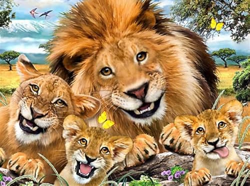 DMQBT Buntes 1000Er Puzzle - Schwieriges Puzzle - Lionss Oil Painting Poster - Stressabbau Spiel Für Erwachsene Kunst Bild - DX20ZW DMQBT Buntes 1000Er Puzzle - Schwieriges Puzzle - Lionss Oil Painting Poster - Stressabbau Spiel Für Erwachsene Kunst Bild - DX20ZW von DMQBT