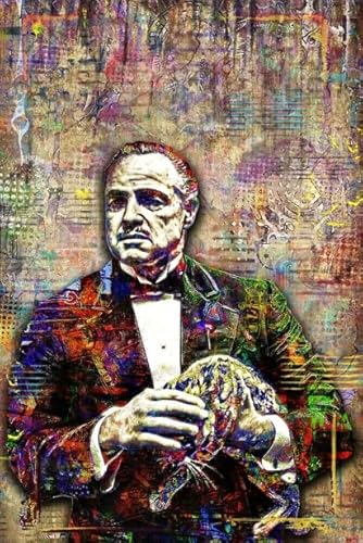 DMQBT Buntes Puzzle - 1000 Stück - Schwieriges Puzzle - Godfathers Poster - Stressabbau Spiel Für Erwachsene Kunst Bild - Familienspaß Herausforderungs Spielzeug - DX421ZW von DMQBT