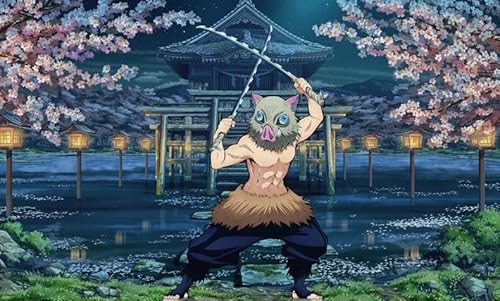 DMQBT Difficult Puzzle - Puzzles 1500 Stück - Japanese Animes Demons Tanjirou Posters - Lernspielzeug Für Kinder - Stressabbau-Spielzeug Für Erwachsene Gifts - Hz439Xa von DMQBT