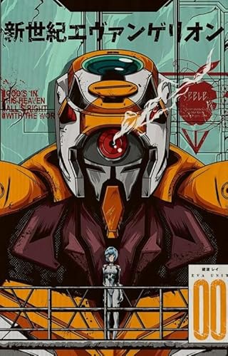 DMQBT Japanese Classic Anime Ayanami Rei Evangelions Poster Puzzle 1000 Teile for Home Stress Relieving Game Wp245Yw von DMQBT
