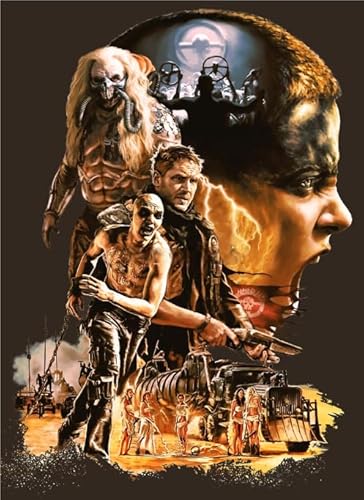 DMQBT Puzzle,1000 Pieces,Poster,Schwierige Rätsel,Gifts,Art Picture,Mad.M Classic Film Art,Familienspaß-Heraus Forderungs Spielzeug,Heraus Forderungs Spielzeug Für Erwachsene, Cx143Zw von DMQBT