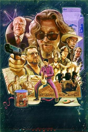 DMQBT Puzzle,1000 Pieces,Poster,Schwierige Rätsel,Gifts,Classic Film Lebowskis Art Pictures,Fun Adult Toy,Spiele Zur Stressreduzierung Für Die Ganze Familie, Cx180Zw DMQBT Puzzle,1000 Pieces,Poster,Schwierige Rätsel,Gifts,Classic Film Lebowskis Art Pictures,Fun Adult Toy,Spiele Zur Stressreduzierung Für Die Ganze Familie, Cx180Zw von DMQBT