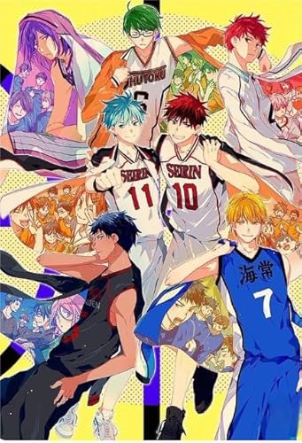 DMQBT Puzzle,1000 Pieces,Poster,Schwierige Rätsel,Gifts,Classic Japanese Animes Kuroko's Basketball,Lernspielzeug Für Kinder,Familienspaß-Heraus Forderungs Spielzeug, Cx02Zw DMQBT Puzzle,1000 Pieces,Poster,Schwierige Rätsel,Gifts,Classic Japanese Animes Kuroko's Basketball,Lernspielzeug Für Kinder,Familienspaß-Heraus Forderungs Spielzeug, Cx02Zw von DMQBT