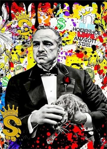 DMQBT Puzzle,1000 Pieces,Poster,Schwierige Rätsel,Gifts,Colour Fun,Stressabbau-Spiel Für Erwachsene, Kunstbild,Godfathers Graffiti,Familienspaß-Heraus Forderungs Spielzeug Gfits, Cx248Zw DMQBT Puzzle,1000 Pieces,Poster,Schwierige Rätsel,Gifts,Colour Fun,Stressabbau-Spiel Für Erwachsene, Kunstbild,Godfathers Graffiti,Familienspaß-Heraus Forderungs Spielzeug Gfits, Cx248Zw von DMQBT
