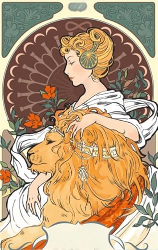 DMQBT Puzzle,1000 Pieces,Poster,Schwierige Rätsel,Illustrations by Alphonse.Mucha,Familienspaß-Heraus Forderungs Spielzeug,Spielzeug Zum Stressabbau Für Erwachsene Und Familien, Cx281Zw von DMQBT