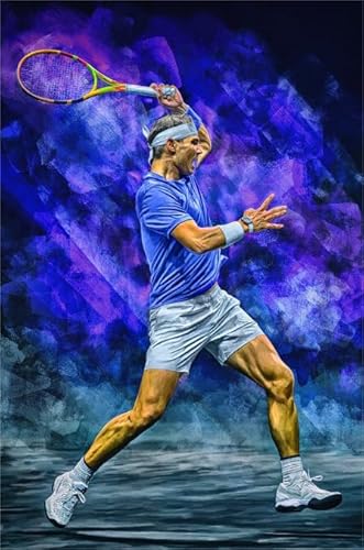 DMQBT Puzzle,1000 Pieces,Poster,Schwierige Rätsel,Tennis Player Pictures,Lustiges Spielzeug Für Erwachsene Und Die Ganze Familie,Spielzeug Zum Stressabbau Für Erwachsene Und Familien, Cx266Zw von DMQBT