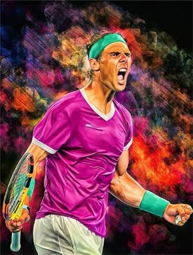 DMQBT Puzzle,1000 Pieces,Poster,Schwierige Rätsel,Tennis Player Pictures,Lustiges Spielzeug Für Erwachsene Und Die Ganze Familie,Spielzeug Zum Stressabbau Für Erwachsene Und Familien, Cx267Zw von DMQBT
