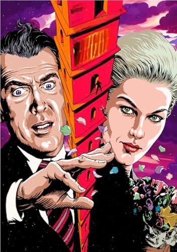 DMQBT Puzzle,1000 Pieces,Poster,Schwierige Rätsel,Vertigos Classic Film,Familienspaß-Heraus Forderungs Spielzeug,Irregular Spielzeug Zum Stressabbau Für Erwachsene Und Familien, Cx187Zw von DMQBT
