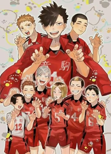 DMQBT Puzzle 1000 Stück - Difficult Puzzle - Colourful - Classic Japanese Animes Haikyuu!! Posters Lernspielzeug Für Kinder - Personalisiertes HerausFürderungs Spielzeug Für Erwachsene - Za269Wk von DMQBT
