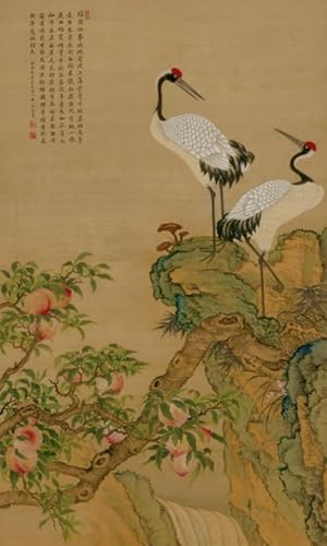 DMQBT Puzzle 1000 Stück - Irregular Kunst Puzzle - Cranes Painting - Lustiges Spielzeug Für Ältere Menschen - Familien-Lernspiel Zum Gedächtnis - Wall Decor - Za121Wk von DMQBT
