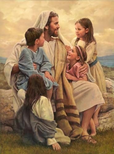 DMQBT Puzzle 1000 Stück - Irregular Kunst Puzzle - Jesus Oil Painting - Lustiges Spielzeug Für Ältere Menschen - Familien-Lernspiel Zum Gedächtnis - Wall Decor - Za66Wk von DMQBT