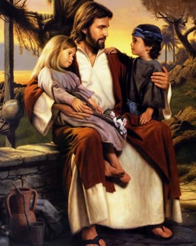 DMQBT Puzzle 1000 Stück - Irregular Kunst Puzzle - Jesus Oil Painting - Lustiges Spielzeug Für Ältere Menschen - Familien-Lernspiel Zum Gedächtnis - Wall Decor - Za68Wk von DMQBT