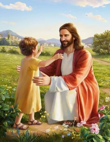 DMQBT Puzzle 1000 Stück - Irregular Kunst Puzzle - Jesus Oil Painting - Lustiges Spielzeug Für Ältere Menschen - Familien-Lernspiel Zum Gedächtnis - Wall Decor - Za69Wk von DMQBT