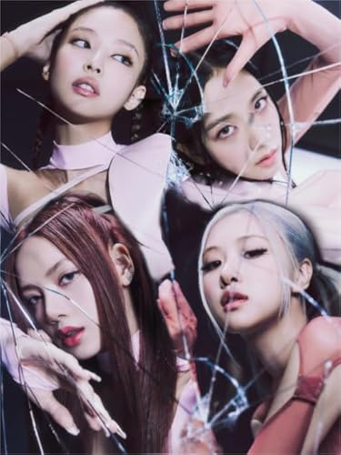 DMQBT Puzzle 1000 Stück - Irregular Kunst Puzzle - Korea Group Band Singers Blackpinks - Spaß-HerausFürderungs Spielzeug Für Erwachsene - Personalisiertes Spielzeug Für Erwachsene - Za257Wk von DMQBT