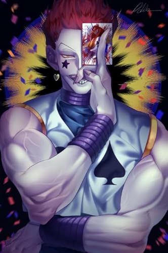 DMQBT Puzzle 1000 Stück - Unregelmäßiges Puzzles - Classic Japanese Animes Hisoka Posters - Lernspielzeug Für Kinder - Adults Spielzeug Zum Stressabbau Für Die Ganze Familie - Za78Wk von DMQBT