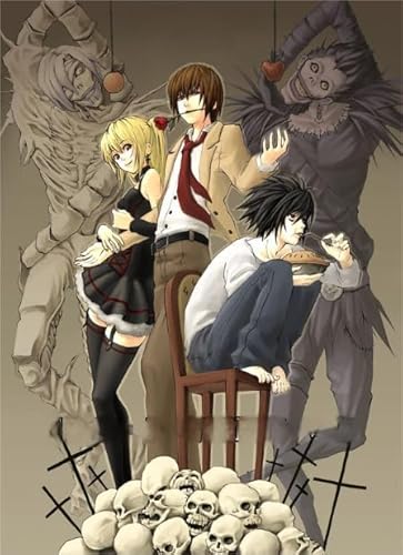 DMQBT Puzzle 1000 Teile - Bunt - Unregelmäßiges Puzzle - Japanese Animes Deaths Notess Poster - Personalisiertes Kinderspielzeug Für Erwachsene - DX330ZW DMQBT Puzzle 1000 Teile - Bunt - Unregelmäßiges Puzzle - Japanese Animes Deaths Notess Poster - Personalisiertes Kinderspielzeug Für Erwachsene - DX330ZW von DMQBT