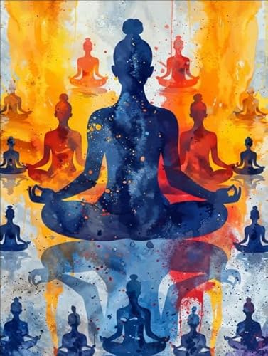 DMQBT Puzzle 1000 Teile - Bunt - Unregelmäßiges Puzzle - Yogas Poster - Personalisiertes Herausforderungs Spielzeug Für Erwachsene - Spiele Zur Stressreduzierung Für Die Ganze Familie - DX301ZW von DMQBT