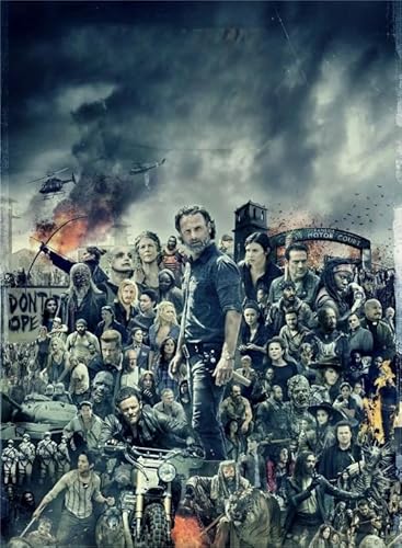 DMQBT Puzzle 1000 Teilen Horror Film Walkings Deads Poster for Adult Family Decompression Toy Jz81Tw von DMQBT