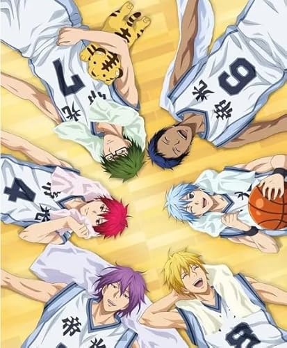 DMQBT Puzzle 1500 Stück ，Bunt Fun Puzzle ，Bilder ，Gifts ，Japanese Animes Kuroko's Basketball ，Kinderspielzeug Lernspiele Poster - Xt133Zp von DMQBT