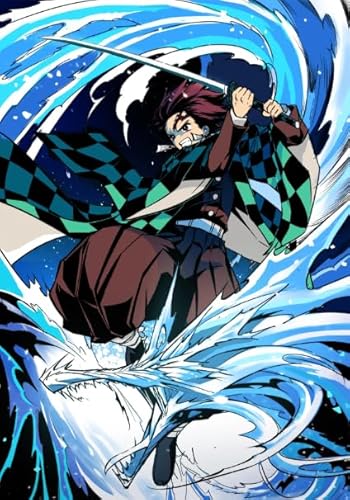 DMQBT Puzzle 1500 Stück - Bunt Puzzle - Bilder - Gifts - Classic Japanese Animes Demons Tanjirou - Lernspielzeug Für Kinder - Gedächtnis- Und Wahrnehmungs Spiele - Xp22Qk von DMQBT