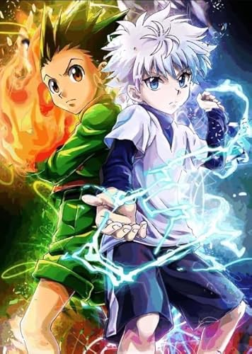 DMQBT Puzzle 1500 Stück - Fun Puzzle - Bilder - Gifts - Gon.Freecss Hunterss Japanese Animes Poster - Lernspielzeug Für Kinder - Xt209Zp von DMQBT