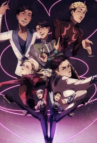 DMQBT Puzzle 1500 Stück - Irregular Puzzle - Japanese Animes Yuri!!! On Ice Poster - Dekompres Sions Spielzeug Für Erwachsene Gifts - Jeux De Mémoire Et De Cognition - Hz683Xa von DMQBT