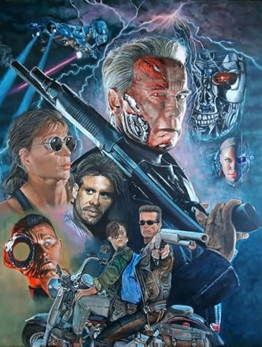 DMQBT Puzzle 1500 Stück - Unregelmäßiges Puzzle - Bilder - Gifts - Classic Film Terminators - Spielzeug Für Erwachsene Lernspiele Poster - Xt204Zp von DMQBT