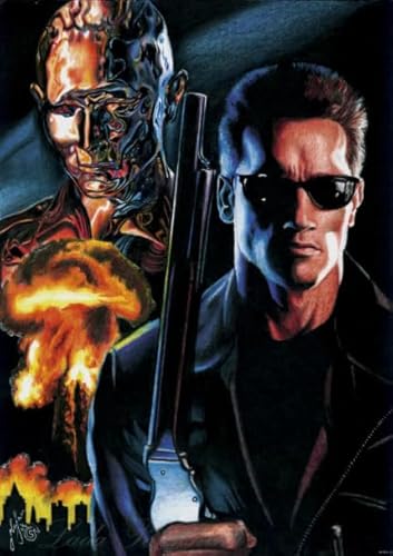 DMQBT Puzzle 1500 Stück - Unregelmäßiges Puzzle - Bilder - Gifts - Classic Film Terminators - Spielzeug Für Erwachsene Lernspiele Poster - Xt205Zp von DMQBT