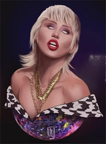 DMQBT Puzzles 1500 Stück - Colourful Irregular Puzzle - Abstract Kunst - Singers Mileyss Posters - Lernspiele Für Erwachsene - Personalisiertes Challenge-Spielzeug Gifts - Hz337Xa von DMQBT