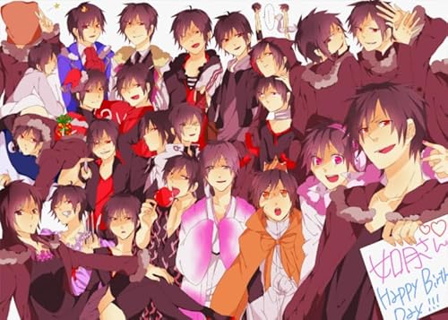 DMQBT Puzzles 1500 Stück - Colourful Irregular Puzzle - Kunst - Japanese Animes Durarara Posters - Personalisiertes Puzzles Pielzeug Für Erwachsene Gifts - Hz91Xa von DMQBT
