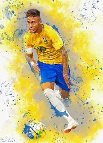 DMQBT Puzzles 1500 Stück - Colourful Irregular Puzzle - Soccer Neymars Posters - Heraus for Derungs Spielzeug Für Die Ganze Familie - Memory-Spiel Für Senioren - Wand Kunst-Dekor - Hz576Xa von DMQBT