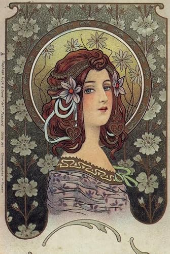 DMQBT Puzzles 1500 Stück - Difficult Puzzle - Alphonse.Mucha Illustrations Posters - Fun Jeux De Mémoire Et De Cognition Gifts - Stressabbau-Spielzeug Für Die Familie - Hz352Xa von DMQBT