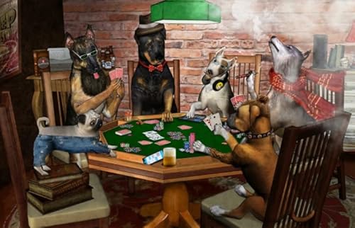 DMQBT Puzzles 1500 Stück - Difficult Puzzle - Colourful - Dog Playing Pokers Painting - Lernspielzeug Für Die Ganze Familie - Personalisiertes Heraus for Derungs Spielzeug Für Erwachsene - Hz29Xa DMQBT Puzzles 1500 Stück - Difficult Puzzle - Colourful - Dog Playing Pokers Painting - Lernspielzeug Für Die Ganze Familie - Personalisiertes Heraus for Derungs Spielzeug Für Erwachsene - Hz29Xa von DMQBT