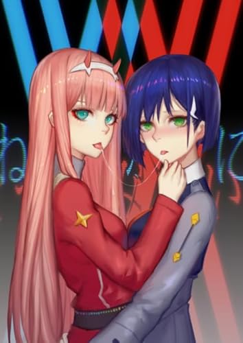 DMQBT Puzzles 1500 Stück - Irregular Puzzle - Japanese Animes Franxx Posters - Spiele Zur Stressreduzierung Für Die Ganze Familie - Heraus Fo Rderungs Spiel Für Erwachsene Gifts - Hz269Xa von DMQBT